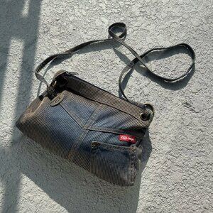 Bongo Denim Jean Style Y2K Vintage Pocket Embellished Handbag Crossbody